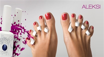 Pedikīrs + SPA procedūra + Gelish salonā „Aleksi” tikai par 8.99 Ls!
