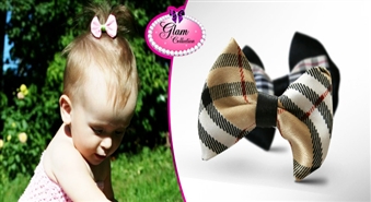 Заколка для волос „Burberry Style” со скидкой 50%! Универсальные, надежные и устойчивые!