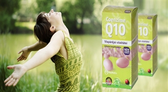 COENZIME Q10 пищевая добавка (30 капсул) со скидкой 50%! Для красоты и энергии!