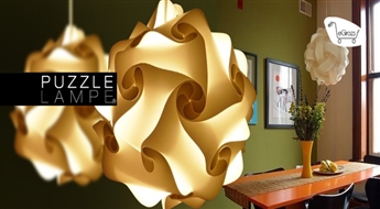 Lampada Romantica (Италия): брендовая лампа "Puzzle lampe" с регулируемым абажуром со скидкой 60%!