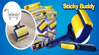 Комплект роликов для удаления пыли с липкой силиконовой поверхностью "Sticky Buddy" всего за 4.90 Ls!