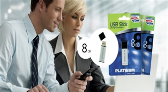 Предложение именно для тебя! USB карта памяти PLATINUM USB-Stick 8GB + доставка со скидкой 50%!