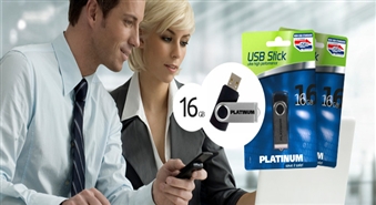 Предложение именно для тебя! USB карта памяти PLATINUM USB-Stick 16GB + доставка со скидкой 50%!