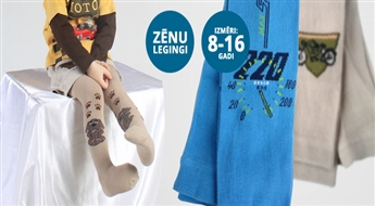 Zēnu legingi dažādās krāsās (8-16 gadi) ar 50% atlaidi!