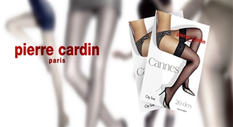 PIERRE CARDIN чулки Cannes (20 den) 2 за 1 цену! Стильно, качественно и изысканно! Акцент на ножки! (max.800)