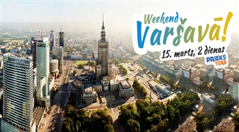 Weekend в Варшаве! Два незабываемых дня в столице Польши всего за € 45.00! Насладись весенними радостями в Речи Посполитой!