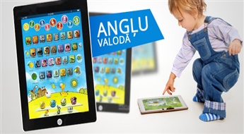 Izglītojoša rotaļlieta bērniem – planšets E-Pad ar izvēlni angļu valodā tikai par 5.55 € !