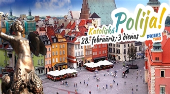 Katoliskā Polija tikai par € 65.00! Varšava – Čenstohova – Krakova – Velička. Slavenākās valsts baznīcas!