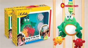 ПРЕДЛОЖЕНИЕ ДЛЯ ДЕТЕЙ! Универсальная игрушка Hang N Clip Pals со скидкой 40%!