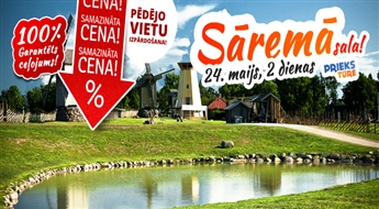SUPER PIEDĀVĀJUMS! Izbaudi romantiskas brīvdienas burvīgajā Sāremā salā!