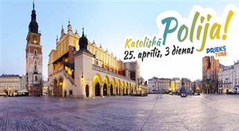 Katoliskā Polija tikai par € 65.00! Varšava – Čenstohova – Krakova – Velička. Slavenākās valsts baznīcas!