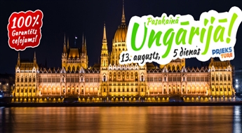 Ungārijas pasaka! Budapešta – Sentedre – Varga Tanya – Vīne! Visas naktis viesnīcās!
