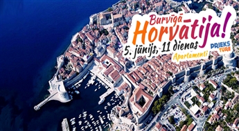 Burvīgā Horvātija! 11 neaizmirstamas dienas Adrijas jūras krastā! Ar iespēju ieraudzīt Melnkalni, Bosniju un Hercegovinu! Bez nakts pārbraucieniem!