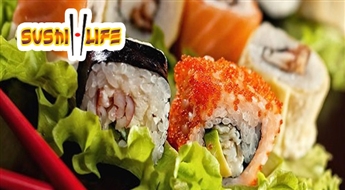 Пригласи друзей на Sushi-PARTY! Cуши комплект „Family Set” (79 шт.) от „Sushi Life” на 40% дешевле! Суши уже в пути!