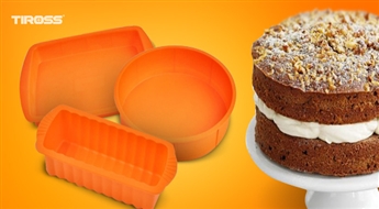 Готовь вкусные и красивые тортики! Силиконовая форма для выпечки со скидкой 45%!