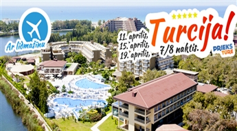Karstā nedēļa saulainajā Turcijas piekrastē! Otium Eco Club Side Hotel 5*, ALL INCLUSIVE! Izbaudi ilgi gaidīto vasaru!