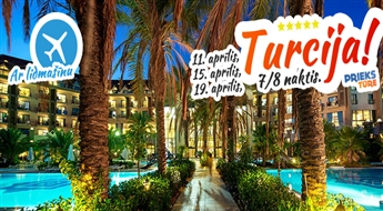 Karstā nedēļa saulainajā Turcijas piekrastē! Nashira Resort & Spa 5*, ULTRA ALL INCLUSIVE! Izbaudi ilgi gaidīto vasaru!