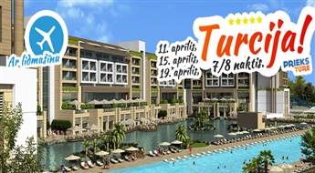 Karstā nedēļa saulainajā Turcijas piekrastē! Regnum Carya Golf & Spa Resort Hotel 5*, LUXURY ALL INCLUSIVE! Izbaudi ilgi gaidīto vasaru!
