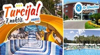 Karstā nedēļa saulainajā Turcijas piekrastē! Delphin Botanik Hotel, 5*, ALL INCLUSIVE! Izbaudi ilgi gaidīto vasaru!