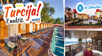 Karstā nedēļa saulainajā Turcijas piekrastē! Crystal Aura Beach Resort & SPA, 5*, ALL INCLUSIVE! Izbaudi ilgi gaidīto vasaru!