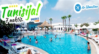 Karstā nedēļa saulainajā Tunisijas piekrastē! Eden Club Aquapark, 3*, ALL INCLUSIVE! Izbaudi ilgi gaidīto vasaru!