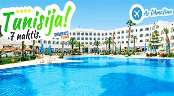 Karstā nedēļa saulainajā Tunisijas piekrastē! Vincci Nozha Beach, 4*, ALL INCLUSIVE! Izbaudi ilgi gaidīto vasaru!