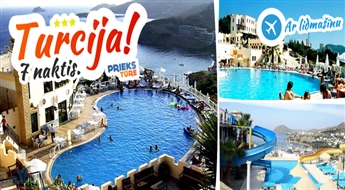 Karstā nedēļa saulainajā Turcijas piekrastē! FAMILY BELVEDERE HOTEL, 3*, ALL INCLUSIVE! Izbaudi ilgi gaidīto vasaru!