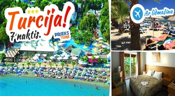 Karstā nedēļa saulainajā Turcijas piekrastē! MAGNIFIC HOTEL, 4*, ALL INCLUSIVE! Izbaudi ilgi gaidīto vasaru!