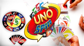 PIEGĀDE VISĀ LATVIJĀ! Kāršu spēle "UNO Spin" visai ģimenei tikai par 12.81 Eur!