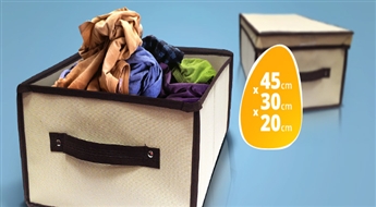 ДОСТАВКА ПО ВСЕЙ ЛАТВИИ! Тканевая коробка для хранения вещей всего за 3.35 Eur!