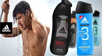 ДОСТАВКА ПО ВСЕЙ ЛАТВИИ! Выгодная покупка! Женский гель для душа Adidas (250 мл) на Ваш выбор со скидкой до 54%!