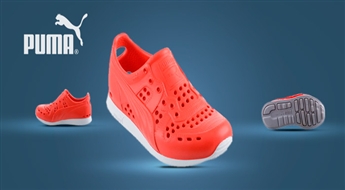 Puma aqua обувь для детей, разных цветов со скидкой 45%!
