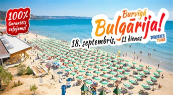 Burvīgā Bulgārija! 11 neaizmirstamas dienas pie Melnās jūras! Ar iespēju ieraudzīt Miškoļci – Bukareste – Nesebra – Sozopole – Stambula! Visas naktis viesnīcās!