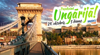 Ungārijas pasaka! Budapešta – Sentedre – Varga Tanya – Vīne! Visas naktis viesnīcās!