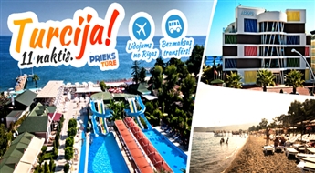 Tavs neaizmirstamais atvaļinājums Turcijas piekrastē!  ARMAS BEACH HOTEL 4*, ALL INCLUSIVE! Izbaudi ilgi gaidīto vasaru!s