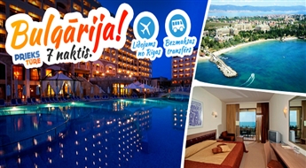 Tavs neaizmirstamais atvaļinājums Bulgārijas piekrastē! SOL NESSEBAR PALACE 5**, ALL INCLUSIVE! Izbaudi ilgi gaidīto vasaru!