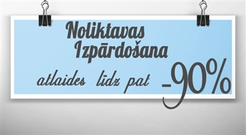 ДОСТАВКА ПО ВСЕЙ ЛАТВИИ! БОЛЬШАЯ РАСПРОДАЖА СКЛАДА! Товары со скидкой до 90%!