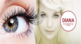 Izmantojiet iespēju! Ideālas skropstas uz ilgu laiku! Salons „DIANA” piedāvā: ūdeļu skropstu pieaudzēšana ar 50% atlaidi!