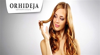 Matu ārstēšanas procedūra Envy Professional WOW efekts ar keratīnu salonā „Orhideja” ar 50% atlaidi!