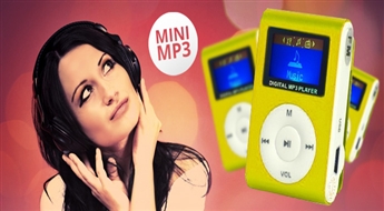 PIEGĀDE VISĀ LATVIJĀ! SUPER AKCIJA! Mini MP3 atskaņotājs par SUPER cenu! Tava mūzika vienmēr līdzi!