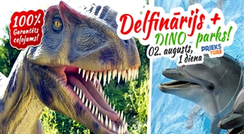 Atpūta Delfinārijā un DINO parkā Lietuvā!