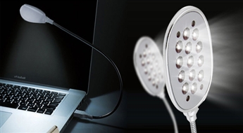 PIEGĀDE VISĀ LATVIJĀ! JAUNS gadžets tavam datoram! Mini lokanā USB LED lampa portatīvajam datoram ar 50% atlaidi!