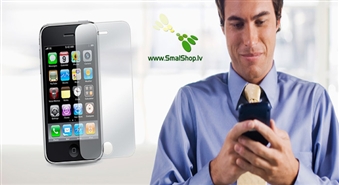 Iphone 3G/3Gs vai 4/4s displeja aizsargplēve no smalshop.lv ar 45% atlaidi un bezmaksas piegādi pa pastu visā Latvijā!