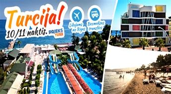 Tavs neaizmirstamais atvaļinājums Turcijas piekrastē! ARMAS BEACH HOTEL 4*, ALL INCLUSIVE! Izbaudi ilgi gaidīto vasaru!