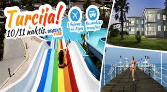 Tavs neaizmirstamais atvaļinājums Turcijas piekrastē!  EUPHORIA PALM BEACH 5*, ULTRA ALL INCLUSIVE! Izbaudi ilgi gaidīto vasaru!