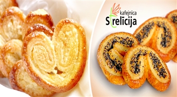 Kafejnīca Strelīcija piedāvā: cepumi - austiņas ar magonēm vai kanēli (500 g.) tikai par 2.38 Eur!