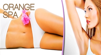 Сахарная эпиляция бикини зоны + помдышек в салоне «Orange SPA»  со скидкой 50%!