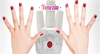 Manikīrs ar ilgnoturīgo GELISH laku skaistumkopšanas salonā Venezia ar 55% atlaidi! Skaisti un kopti nadziņi!