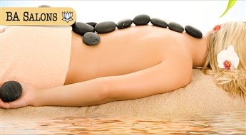 „BA салон” предлагает: массаж всего тела с камнями теплого базальта только за 18.00 Eur! Улучши свое физическое и эмоциональное состояние!