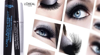 PIEGĀDE VISĀ LATVIJĀ! Skropstu tuša „Lash Architect 3D” Midnight Black no L`Oreal ar 49% atlaidi! Perfekta skropstu tuša ar pieliekamo skropstu efektu!